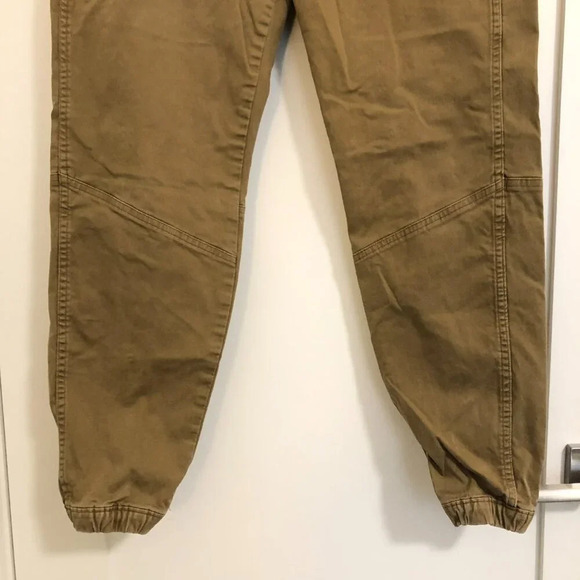 3/$25 ❥ Abercrombie Men's Size S Drawstring  Elastic Cargo Jogger Pants Mustard - Picture 3 of 10